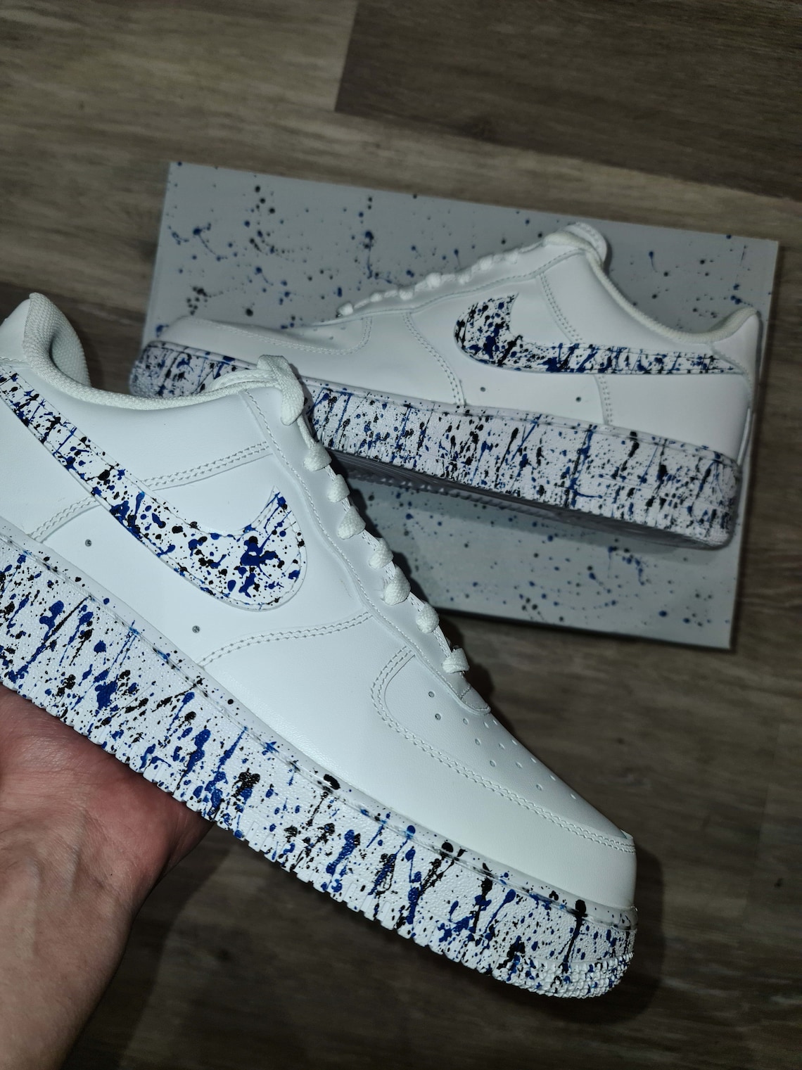 custom paint splatter air force 1