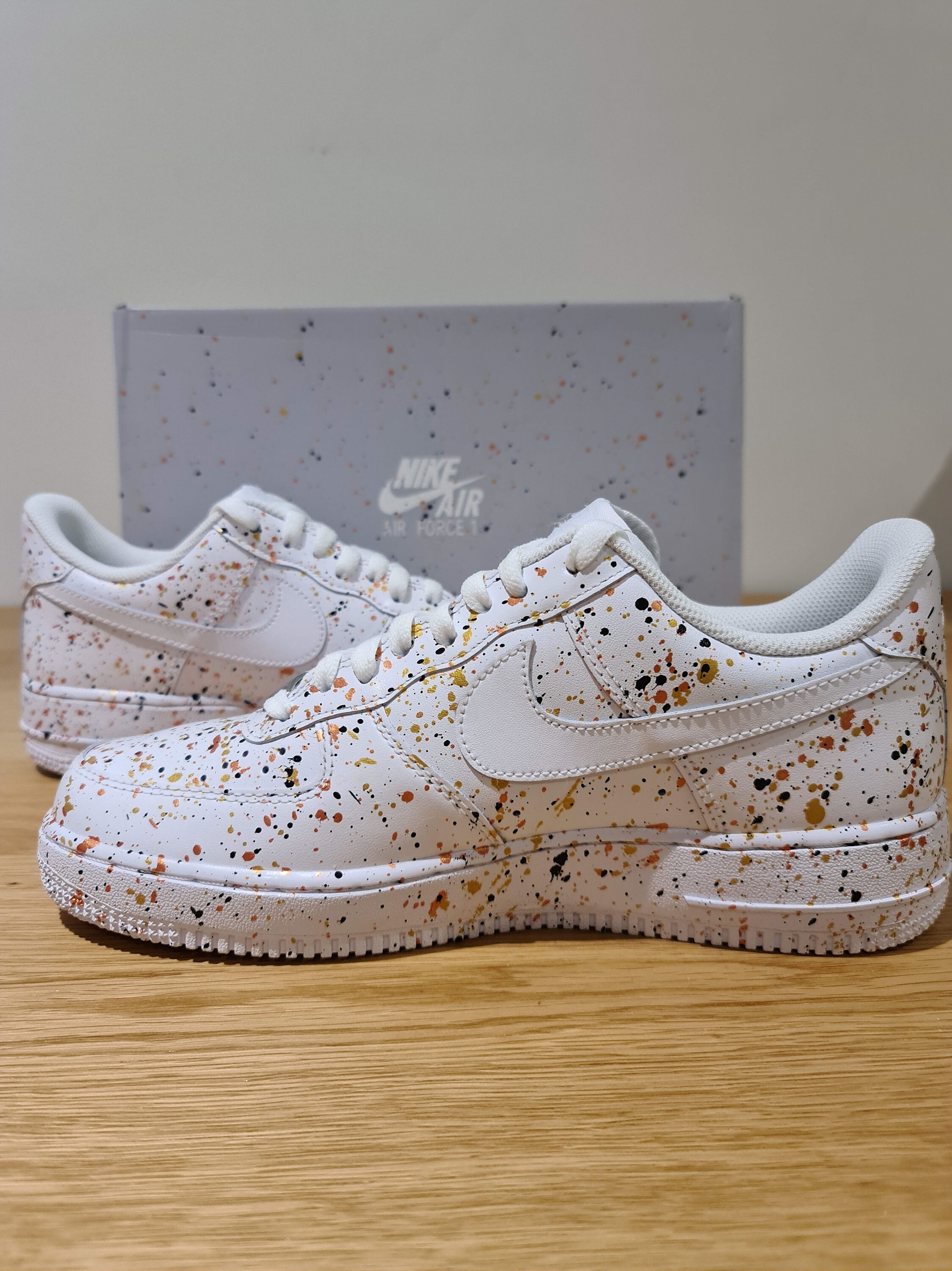 Custom Air Force 1 'Paint Splatter' Different Colours | Etsy