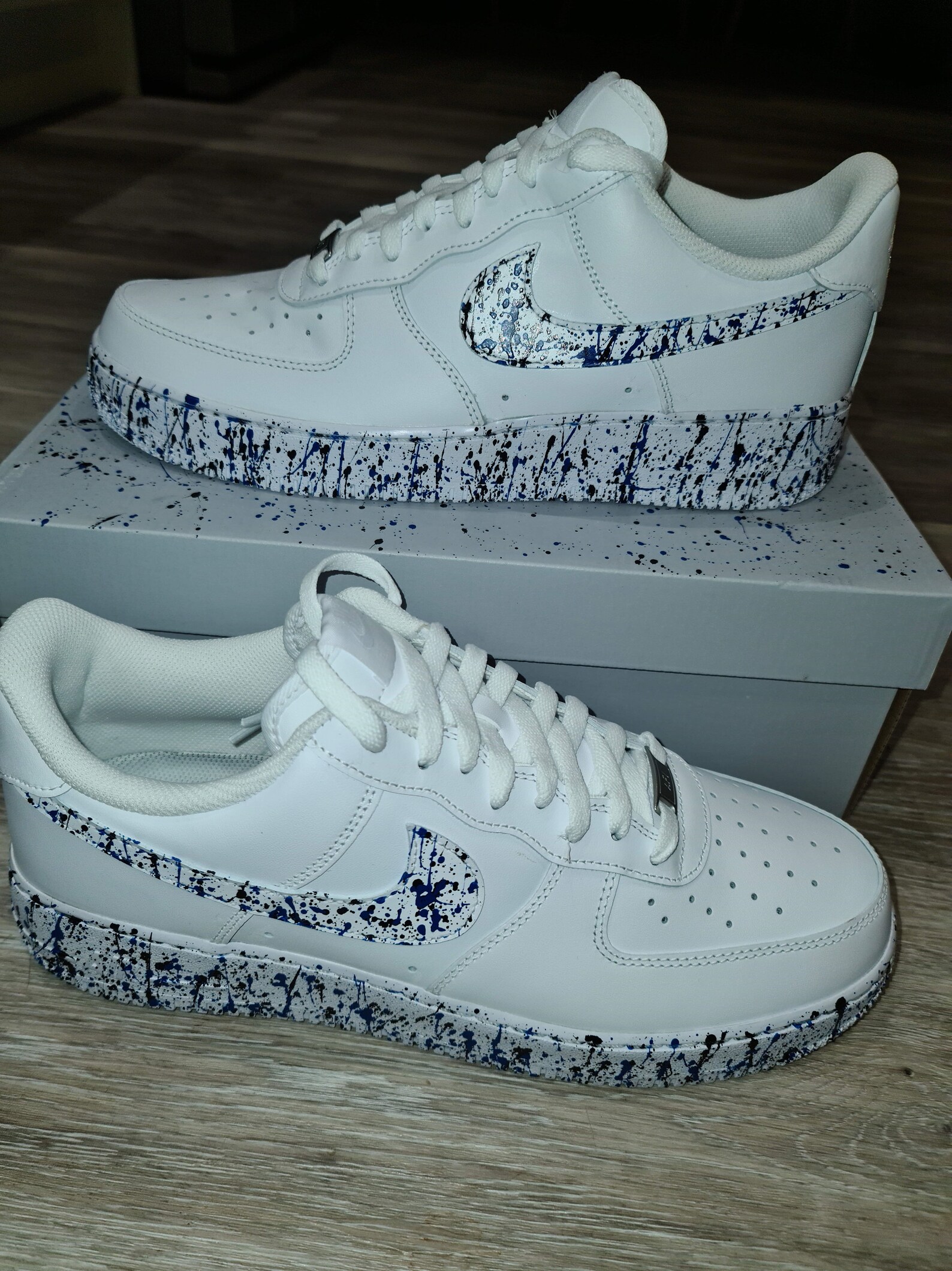 custom paint splatter air force 1