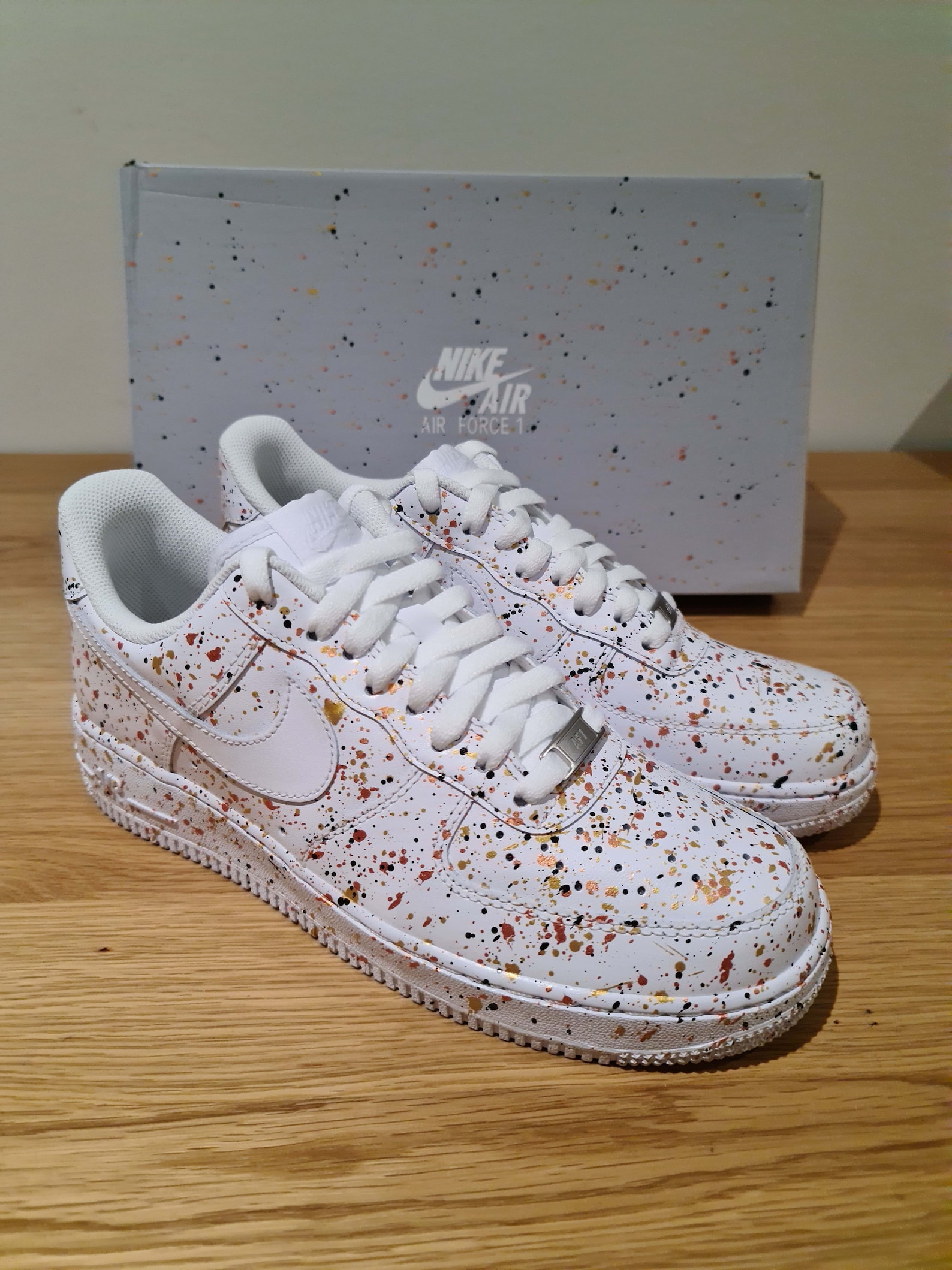 Custom Air Force 1 'Paint Splatter' Different Colours | Etsy