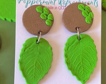 CocoaMint Dangles Handmade Polymer Clay Earrings Inspired by CocoaMint