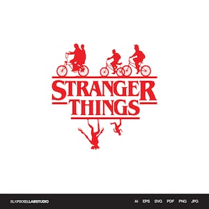 Stranger Things SVG : Jpg Png Ai Eps Pdf / Most Popular | Etsy
