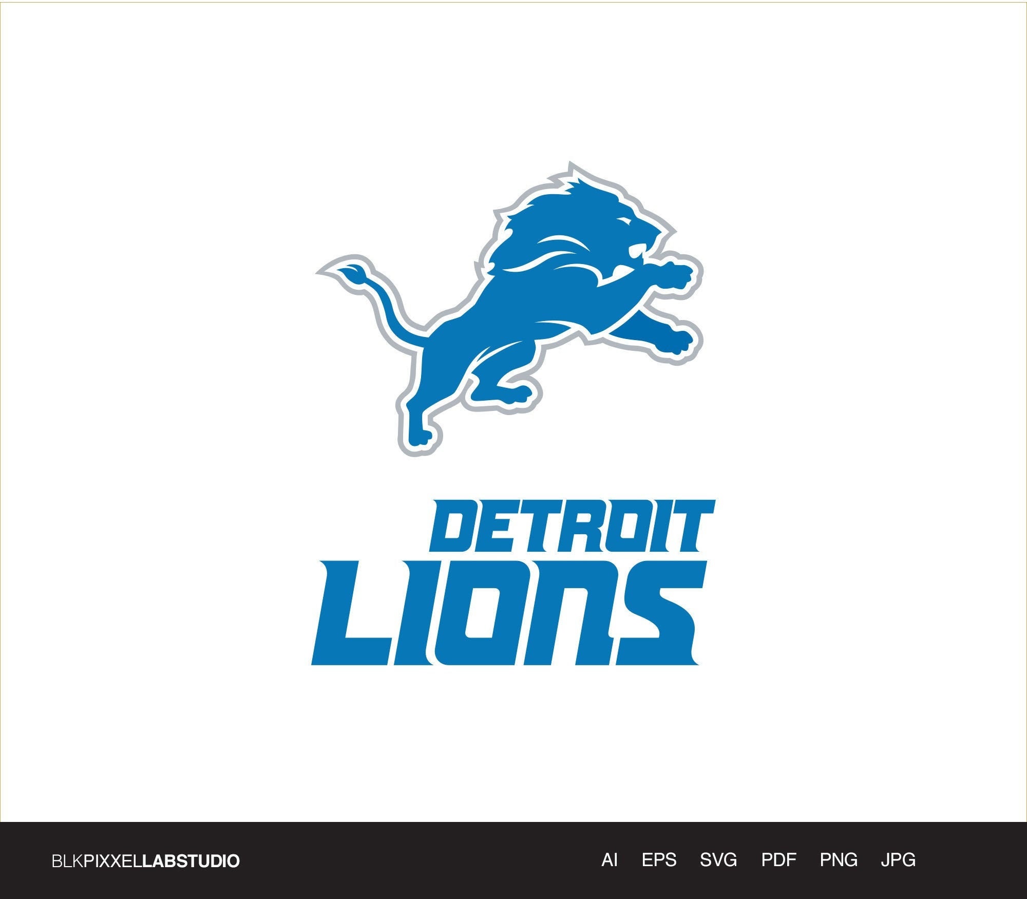 Free Free 194 Detroit Lions Svg Image SVG PNG EPS DXF File