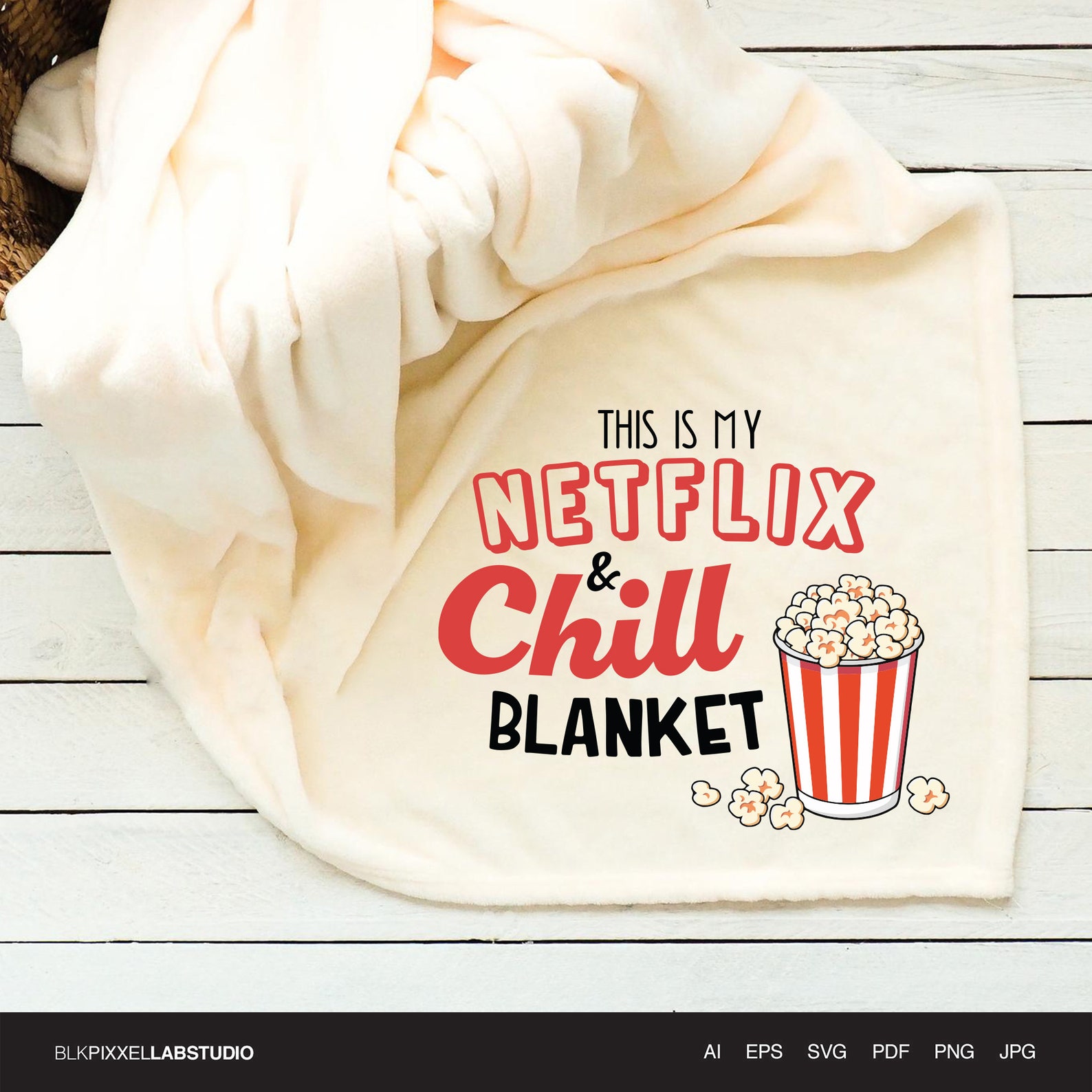 Netflix Binge Watching Blanket SVG most popular svg / Etsy