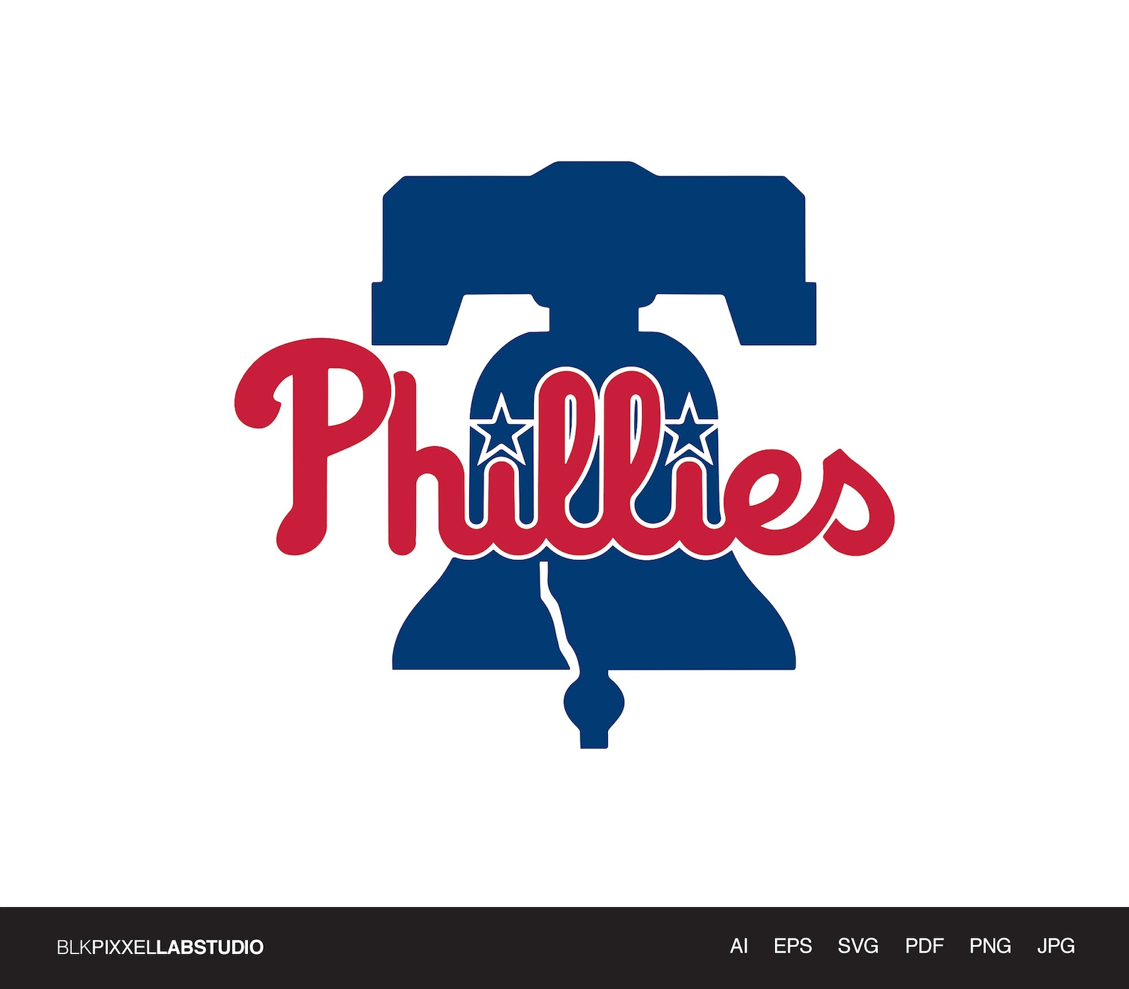Philadelphia Phillies MLB Logo: svg eps ai png jpg pdf | Etsy