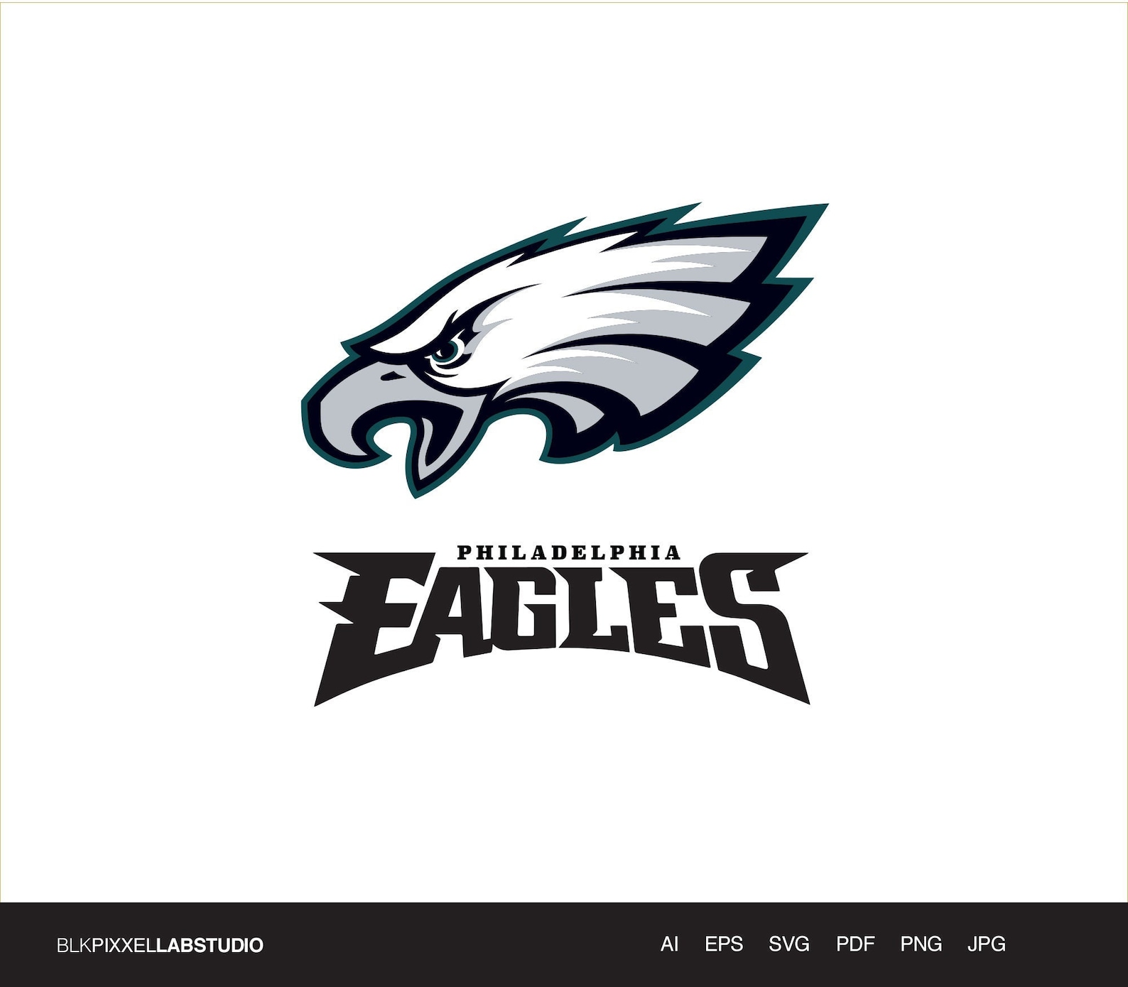 Philadelphia Eagles NFL Logo svg eps ai png jpg pdf Etsy