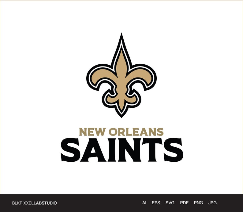 New Orleans Saints NFL Logo: svg eps ai png jpg pdf | Etsy