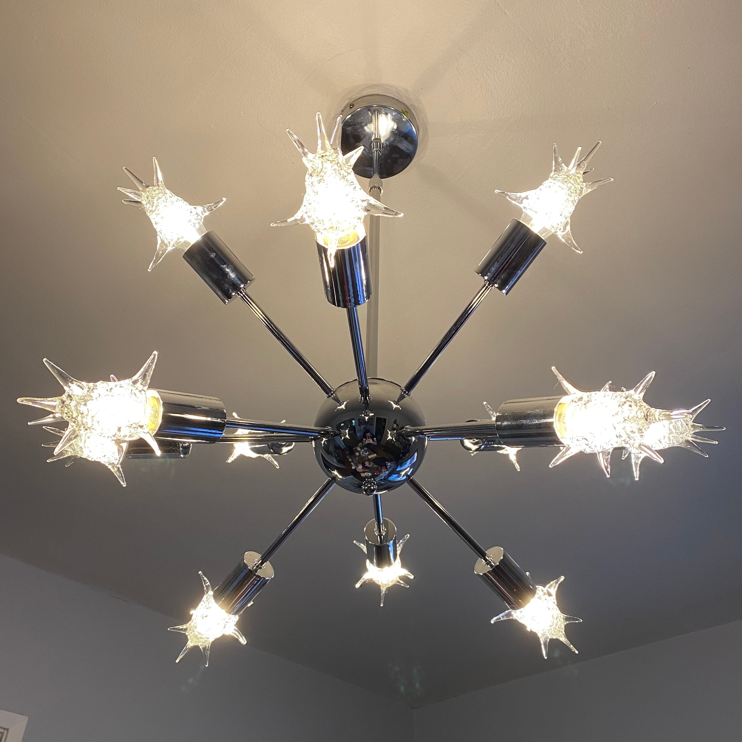 Led Starburst Jumbo Starburst LED Decorative Lightbulb ~ Color: Blue - Etsy