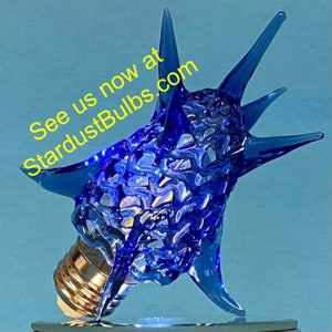 Jumbo Starburst LED Decorative Lightbulb ~ Color: Blue