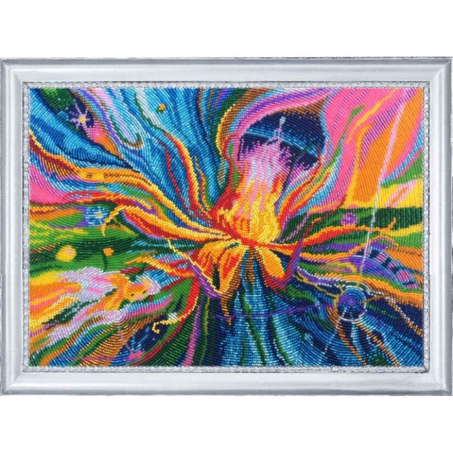 DIY beaded picture kit Bead embroidery kit Etsy