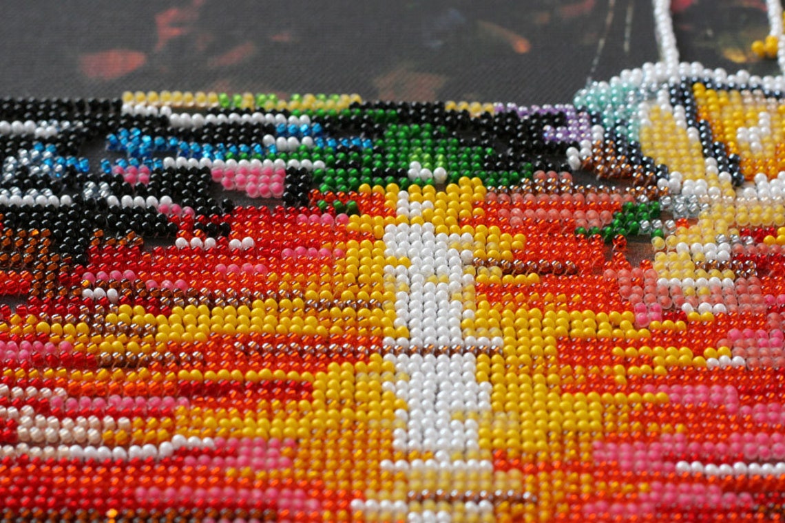 Perlen Bilder zum Kleben: Eine Fantasievolle Welt zum Gestalten!