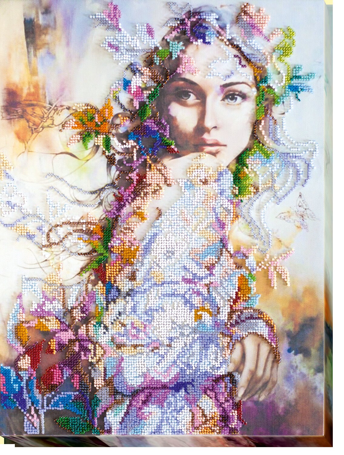 DIY Bead Embroidery Kit Bead Embroidery Kit Spring Mood Etsy