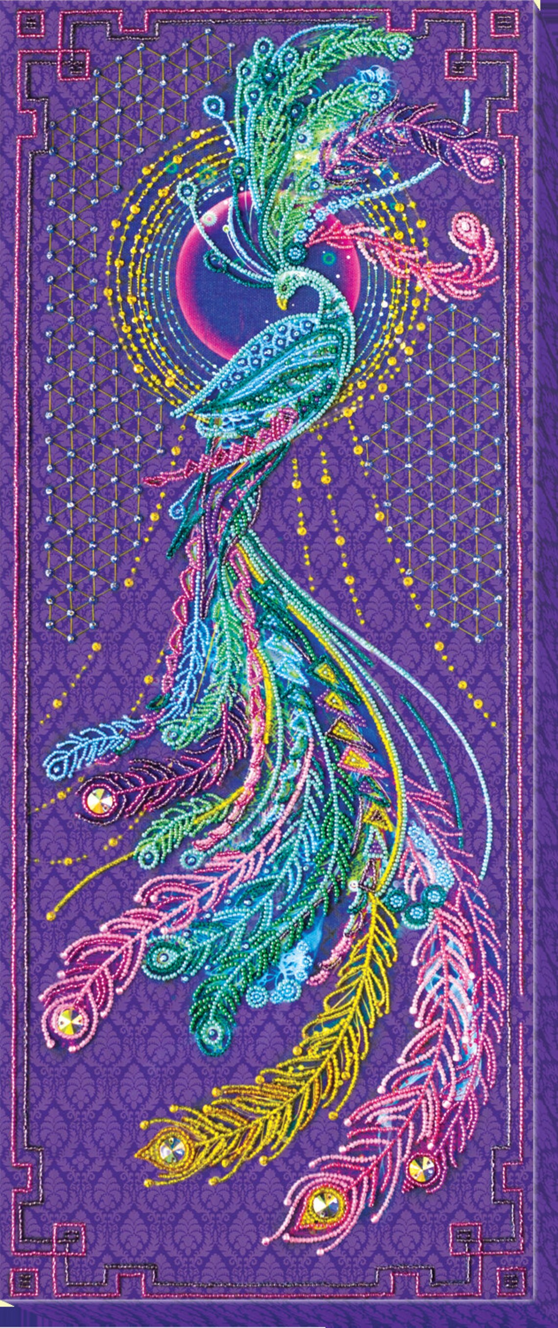 DIY Beaded Picture Kit.beaded Wall Art Etsy