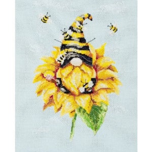 Cross-stitch kits Beekeeper, Embroidery Kit, Ukraine Cross Stitch, Сross Stitch Kits for Beginners, animal cross stitch,