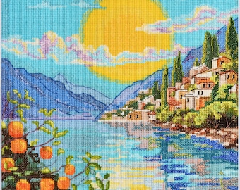 DIY Cross-stitch kits The sun of Sicily