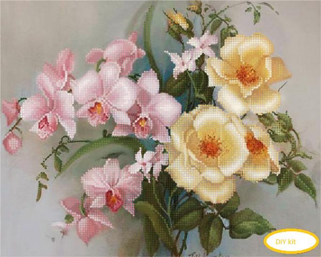 Chaozhirui Phoenix Kreuzstich-Set 40x50 Cm - Vorgedruckter Stoff Für Anfänger, Komplett Mit Zubehör