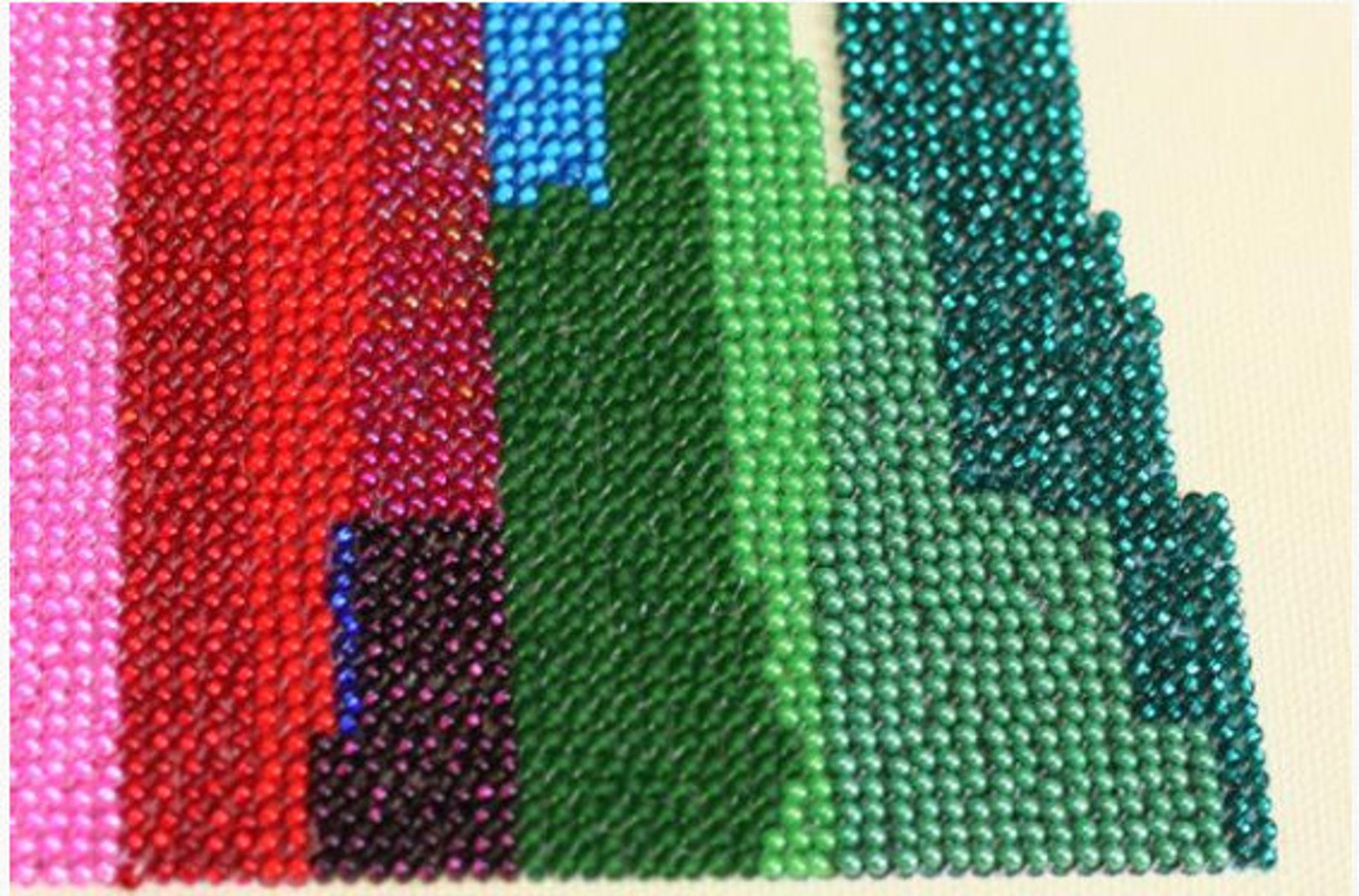 DIY beaded picture kit New York.Beads picturerainbow diy kit Etsy