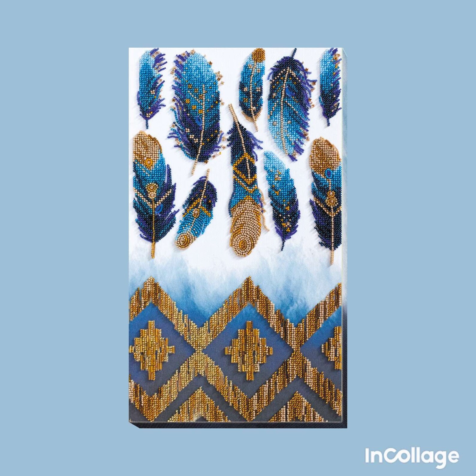 DIY beaded picture kitBeaded wall art Etsy