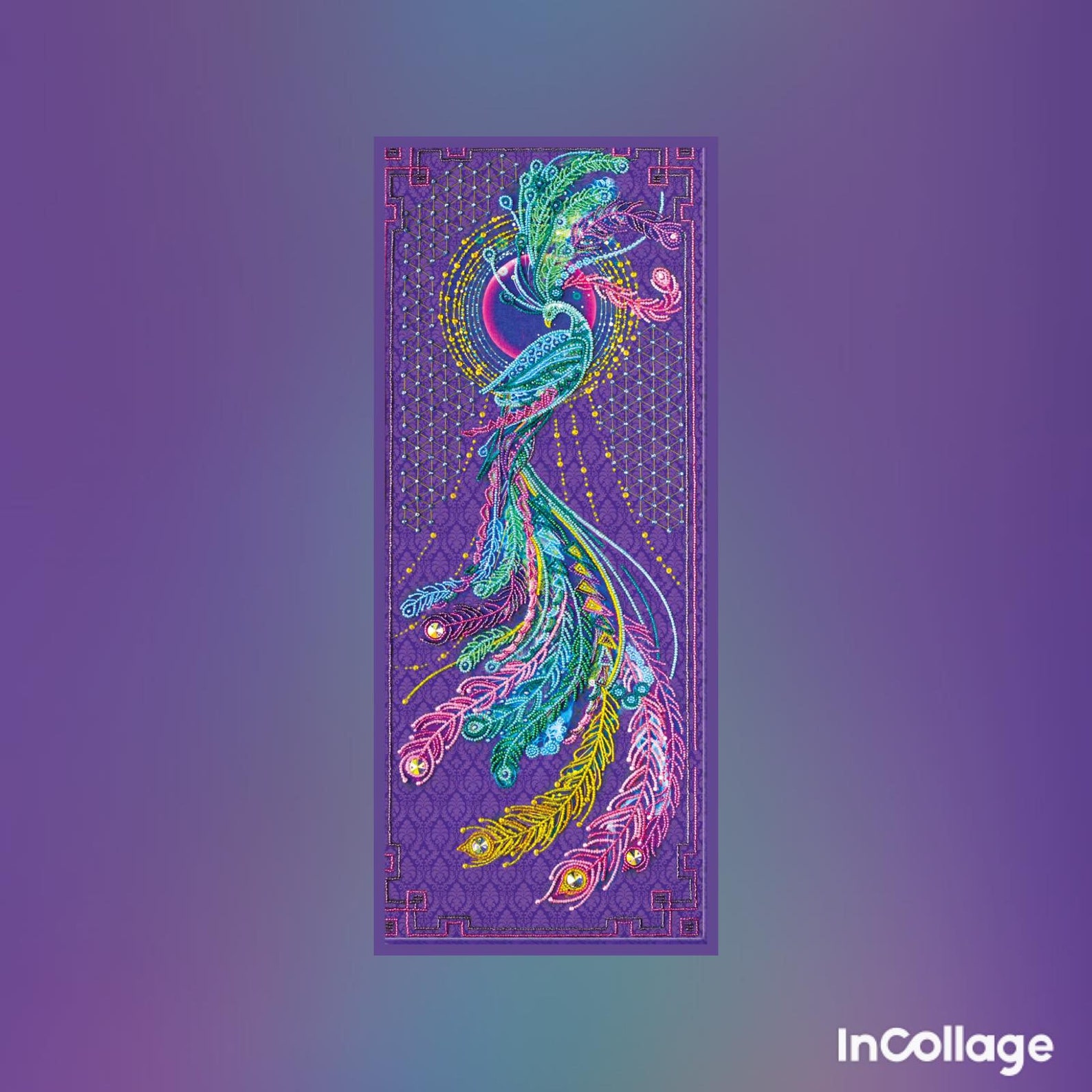 DIY Beaded Picture Kit.beaded Wall Art Etsy