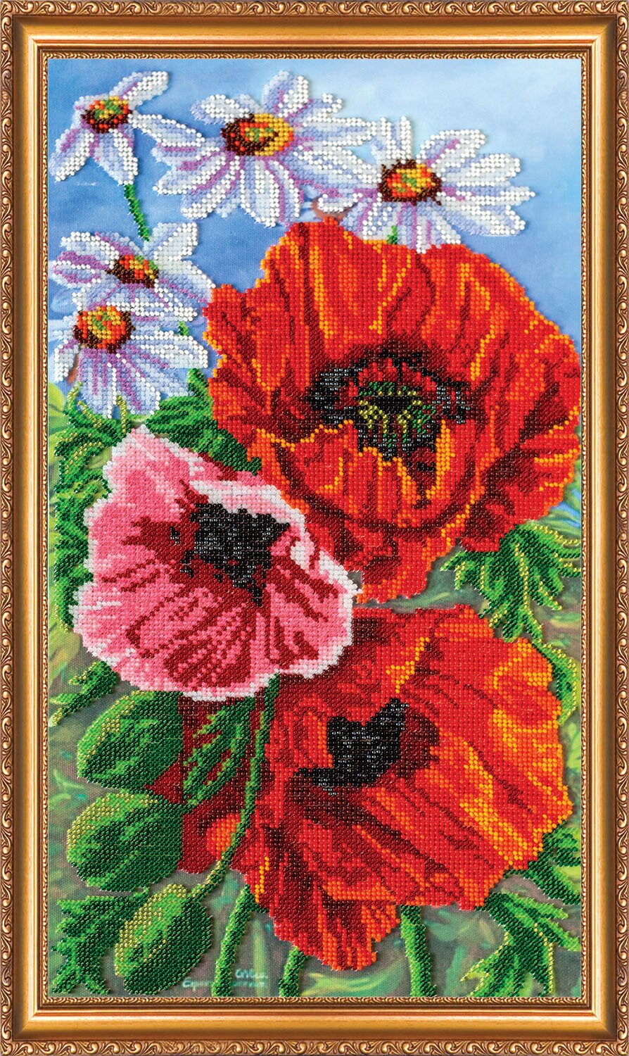 DIY Bead Embroidery Kit.beaded Wall Art Etsy