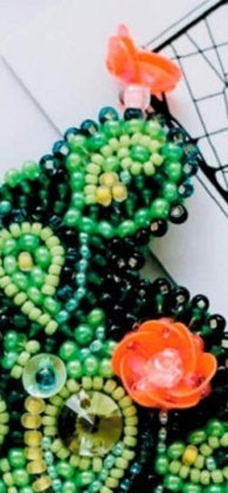 DIY beaded brooch Cactus \u0421actus embroidery