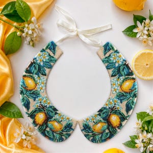 Citrus Zärtlichkeit Perlenkragen Halsketten Kit - DIY tschechischer Preciosa Statement Schmuck
