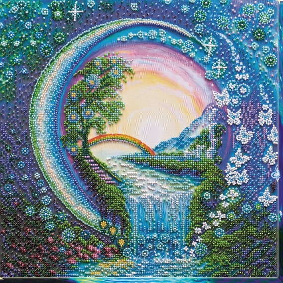 Main Bead Embroidery Kit Crystal Spray Fly Fantasy DIY Beaded