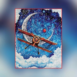 Cross-stitch kits Above the clouds, Embroidery Kit,Ukraine Cross Stitch,Сross Stitch Kits for Beginners,DIY cross stitch,full embroidery kit