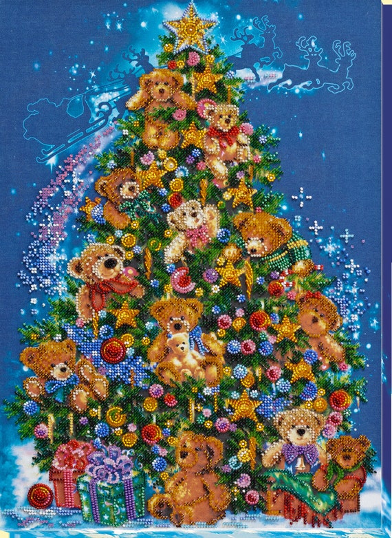 Set 40 Perline Di Natale Colorate Con Strass - Per DIY, Alberi, Ghirlande E Decorazioni