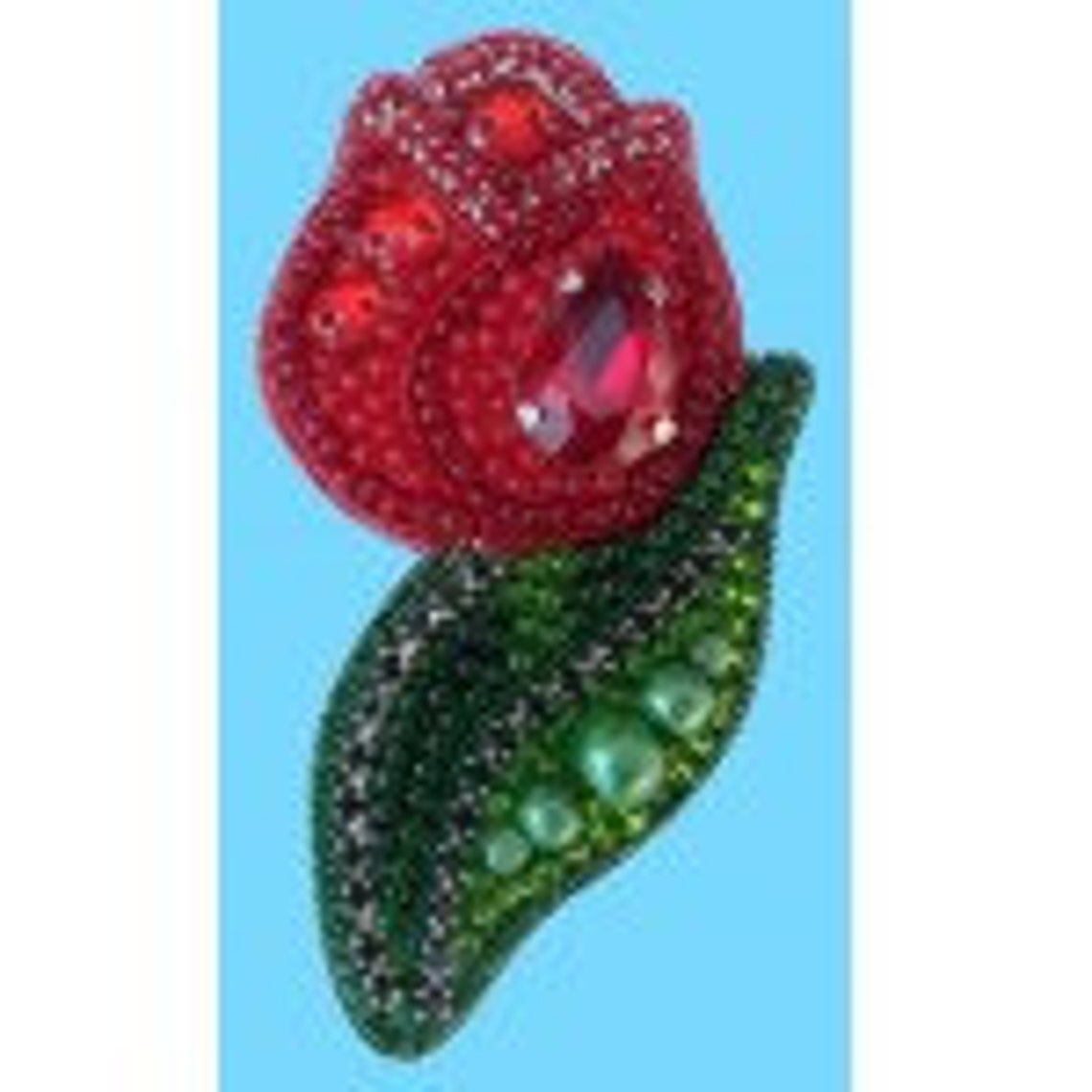 DIY beaded brooch kitDIY embroidery kit Etsy