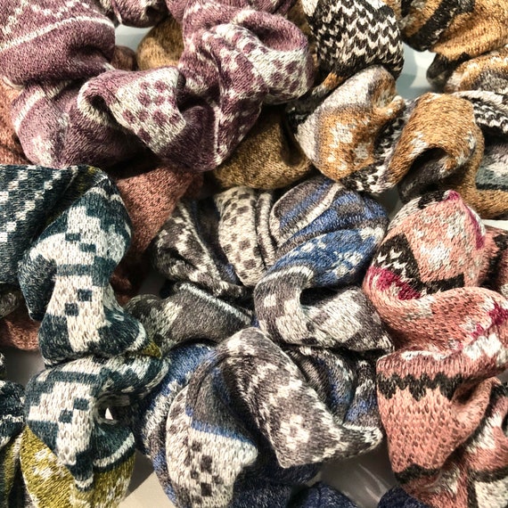 Scrunchies | Winter Scrunchies | Sweater Scrunchies | Scrunchie Packs | Hair Accessories | Hair Tie
