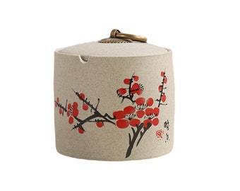 Chinese Painting Ashtray with Lid (3-inch)