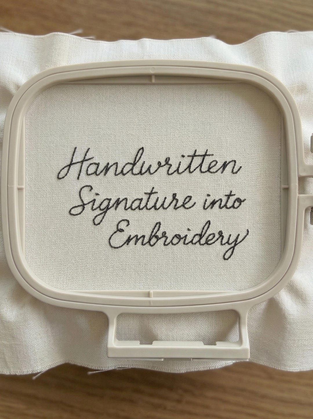 Custom Handwriting Embroidery Digitizing, Signature Embroidery File ...