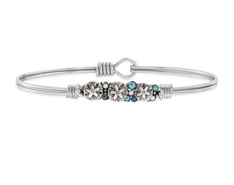 Sand Dollars and Hearts and Kisses Designs 2 Silver Bracelets