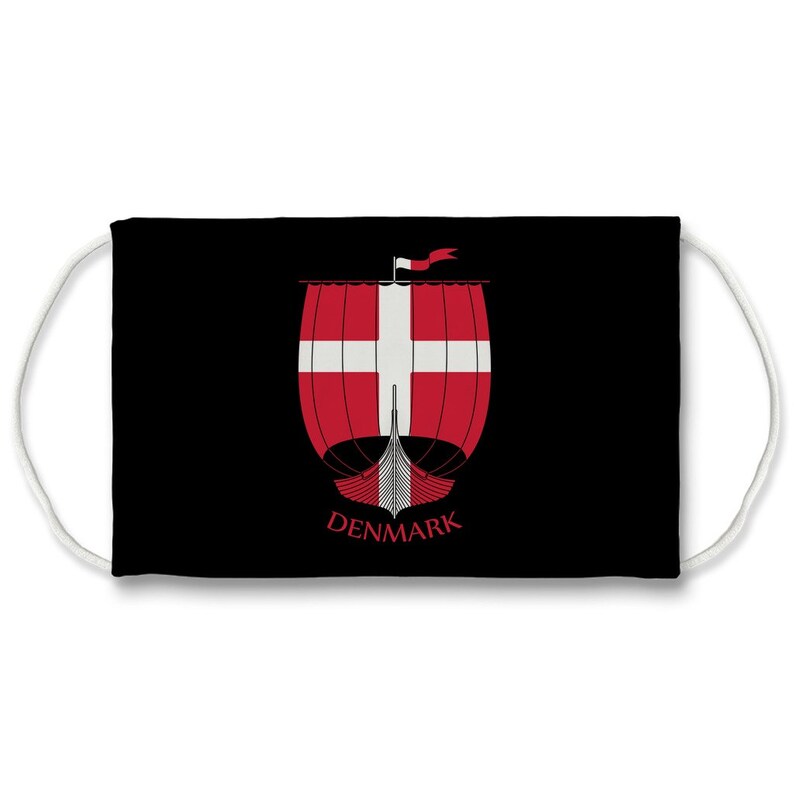 Denmark Viking Longship Face Mask Danish Heritage Danish Etsy