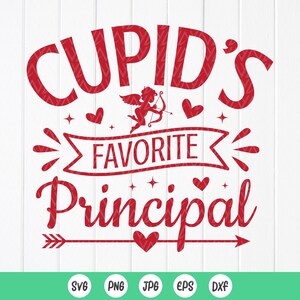 Cupido's favoriete opdrachtgever SVG, Principal Valentine Svg, grappig Valentijnsdagcadeau voor opdrachtgever, liefde svg, Instant Download bestanden voor Cricut