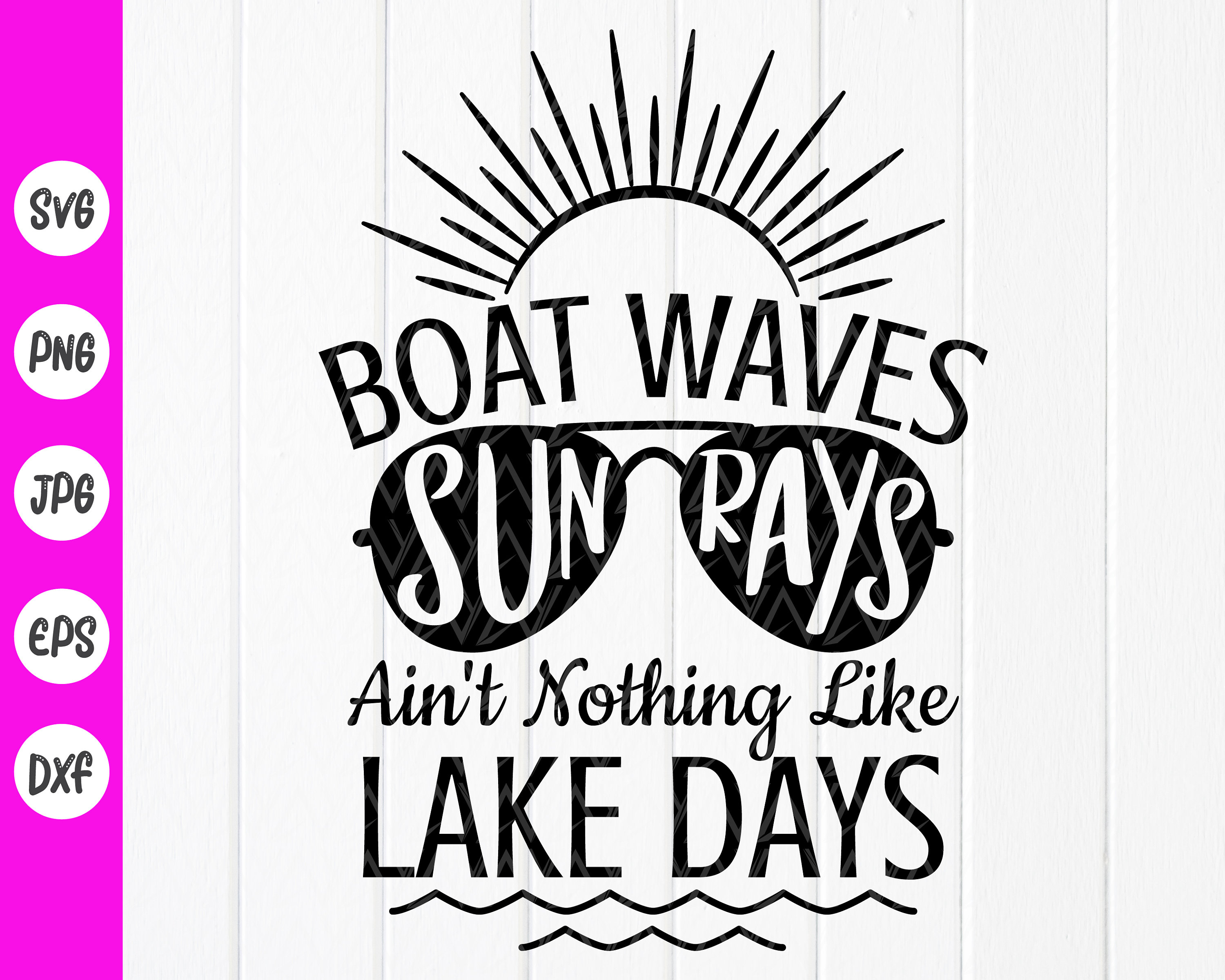 Boat Waves & Sun Rays Boat Waves & Sun Rays