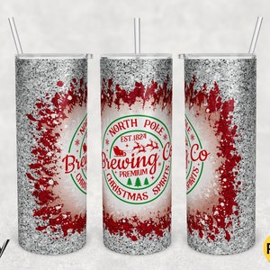 North Pole Brewing 20oz Tumbler Sublimation Design (PNG Digital Download)