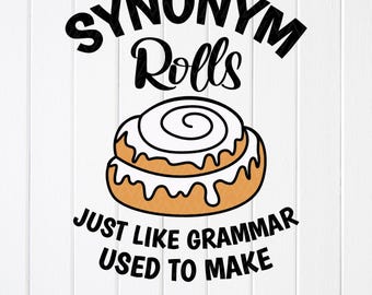 Simmon Rolls SVG: Lustiges Cinnamon Roll-Shirt-Design, Cricut Dateien (digitaler Download)