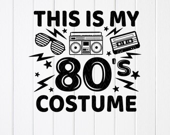80s Music Cassette SVG : Music Classic Lover Clipart, Cut files, Sublimation Designs (Digital Download)