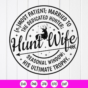 Jagd Frau Definition SVG, lustige Jäger Frau SVG, Jagdsaison zwart svg, Jagd Frau svg, Hirsch Jagdliebhaber svg, Instant Download-Dateien für Cricut