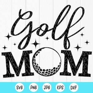 Golf maman SVG, drôle de Golf SVG, svg de joueur de golf, sport maman svg, cadeau pour amateur de golf, chemise de golfeur, maman cadeaux svg, fichiers de téléchargement instantané pour Cricut