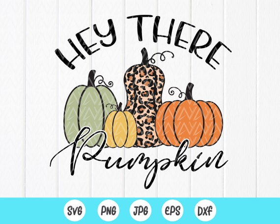 Hey There Pumpkin SVG Pumpkin Svg Autumn Svg Leopard Print - Etsy