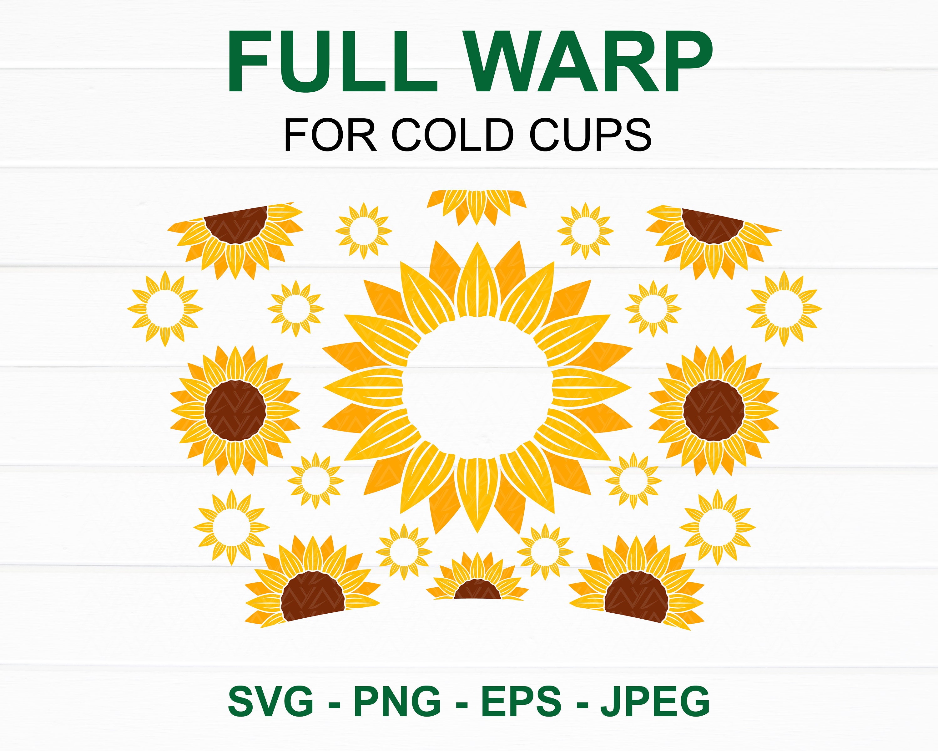 Free Free 336 Sunflower Free Starbucks Cup Wrap Svg SVG PNG EPS DXF File