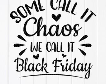 Black Friday Chaos SVG, Shopping Squad Design, fichiers Cricut (téléchargement numérique)