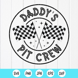 Daddy's Boxencrew SVG, Vatertag SVG, Geschenk für Papa, Racing life svg, Dirt track svg, Best Dad Ever svg, Papa svg, Instant Download-Dateien für Cricut