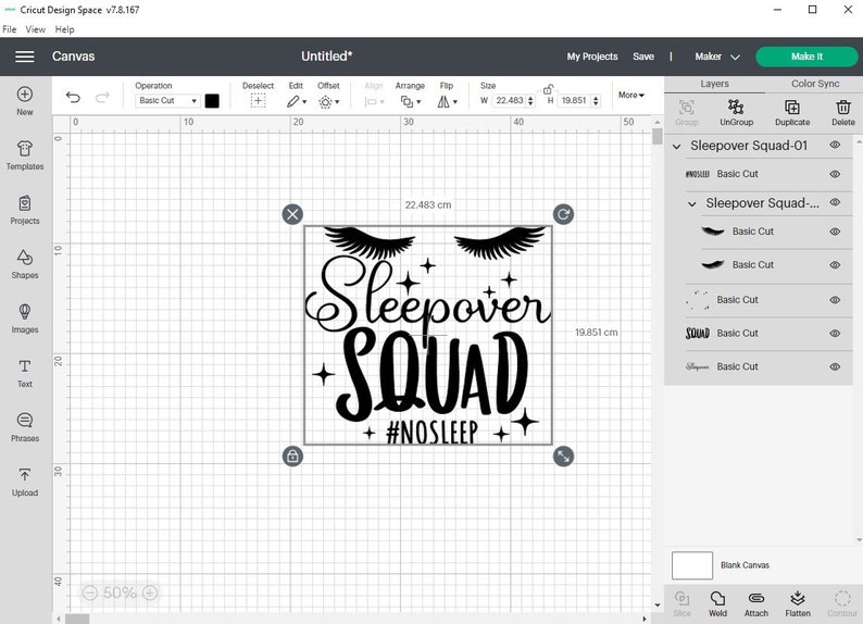 Sleepover Squad SVG PNG: Slumber Party Birthday Design, Cricut Files ...