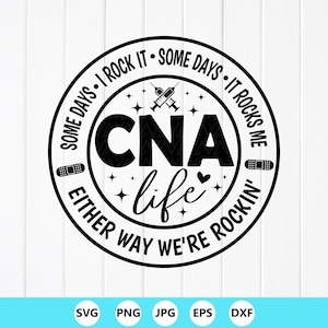Funny CNA Life SVG: Certified Nurse Assistant Gift (Digital Download)