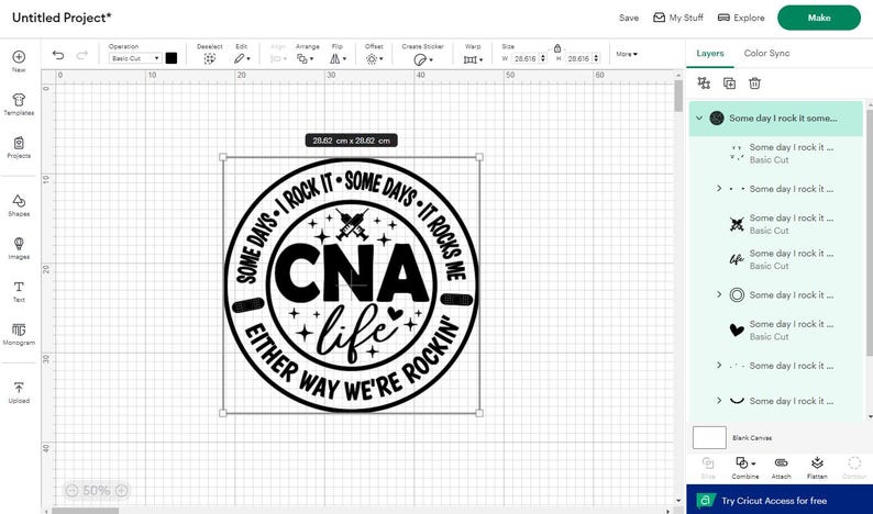 Funny CNA Life SVG: Certified Nurse Assistant Gift (digital Download ...