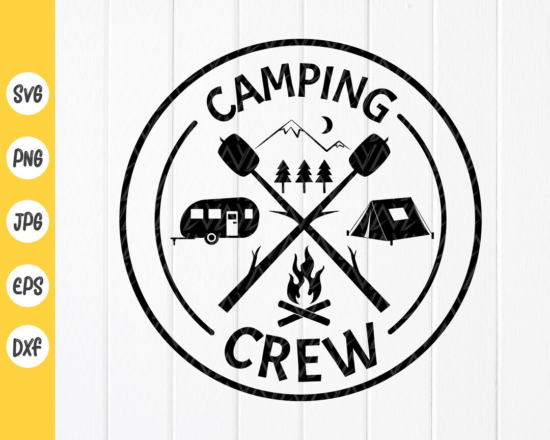 Camping Crew Svg,camping Trip Svg,happy Campground Svg,funny Camping